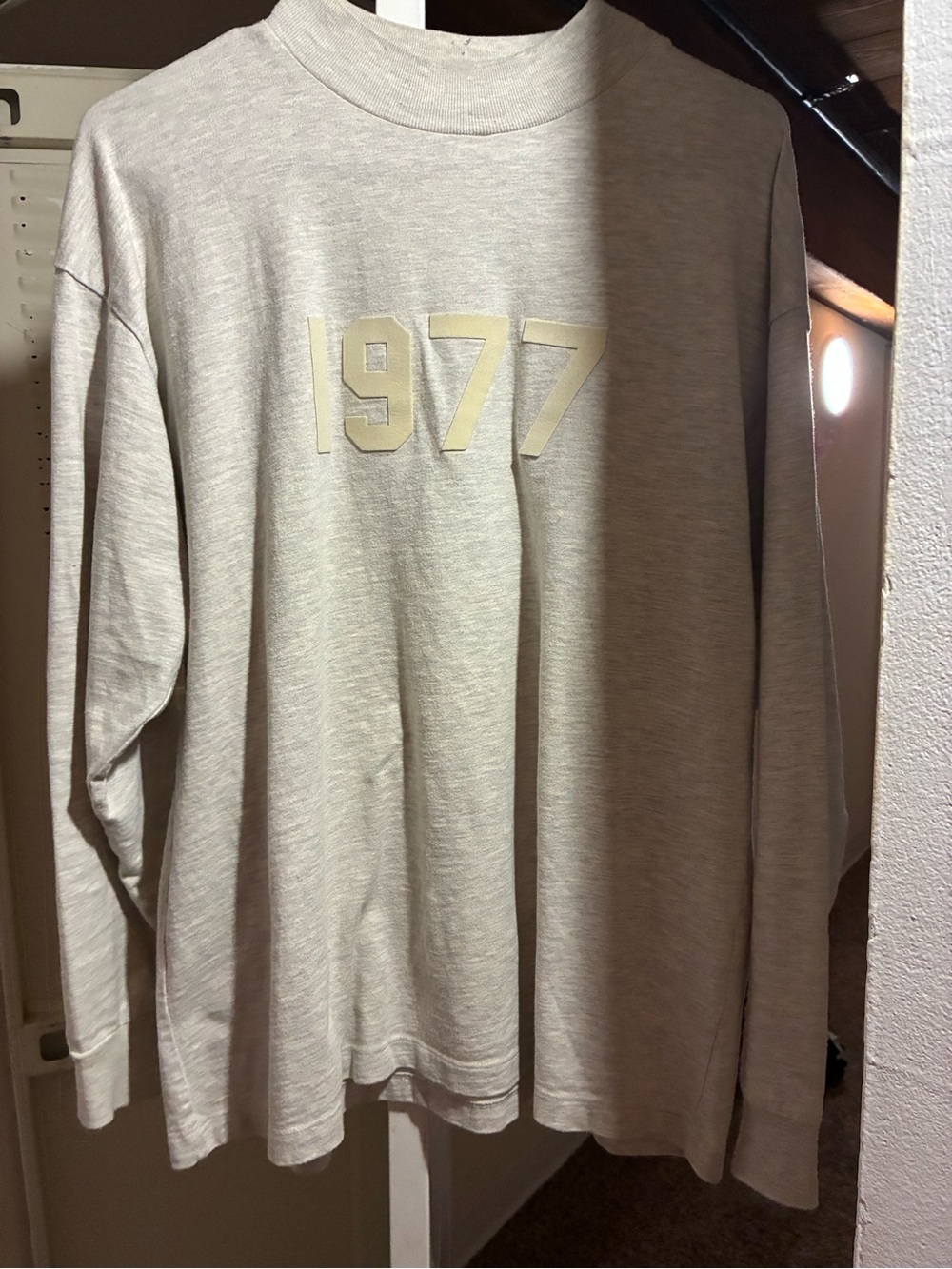 Essentials Cream 1977 Crewneck Sweater